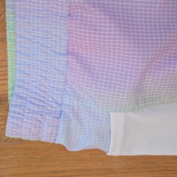 XERSION GIRLS "COOL GEO" COLORS PLUS SIZE SHORTS WITH BUILT-IN BRIEFS SIZE 3XL - Picture 4 of 16